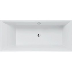 Villeroy & Boch bain squaro slim line vb + pieds 180-80cm blanc
