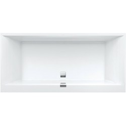 Villeroy & Boch bain quaryl square edge 12 vb 190x90 inclusif pieds+vidage automatique blanc