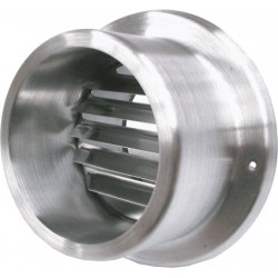 Grille d'aeration inox 125mm suf