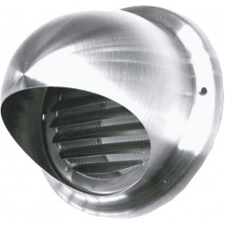 Grille d'aeration inox 125mm 450m³