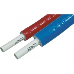 Henco Tube multicouche ISO9(-10mm) 20x2 rouge rouleau 50 m