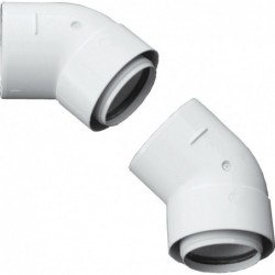 Bosch kit coudes concentriques 45° ø 80 - 110 mm az268
