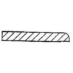 Plan de travail rond dedecker BP05 100-60cm blanc
