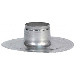Ubbink Passage de toit aluminium pour plaque de finition toit plat 150 pour 130mm
