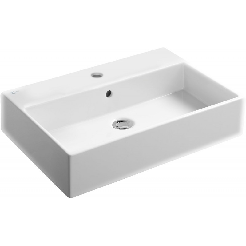 Ideal Standard lavabo strada 500x420+ trou robinet blanc