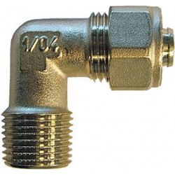 No Leak bibs-vpe coude 3/4"M 20-2,8mm