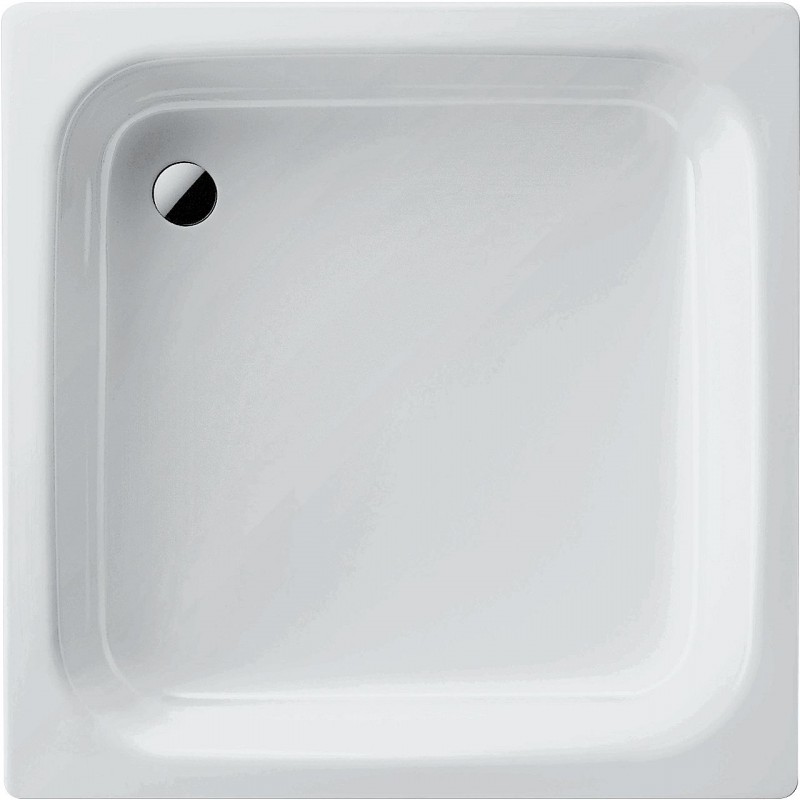 Kaldewei Tub acier Sanidusch 90x90x14 cm antidérapant blanc