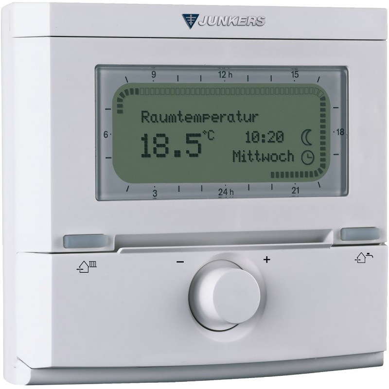Junkers Thermostat d'ambiance numérique FR120 programmation hebdomadaire
