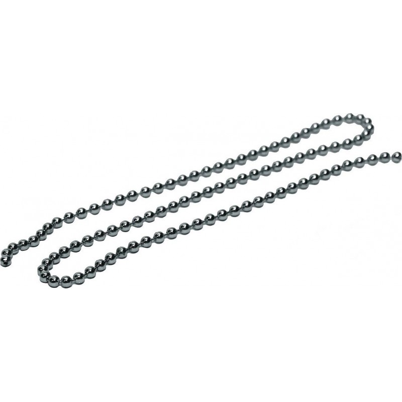 Chaine perlee 45cm+2attaches