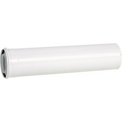 Ubbink rolux tube concentrique 100/150mm 1000mm metal/pp