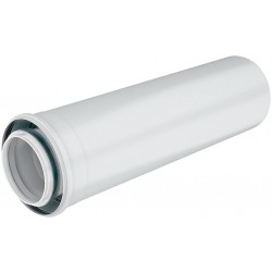 Ubbink rolux tube concentrique 110/160mm 1000mm metal/pp