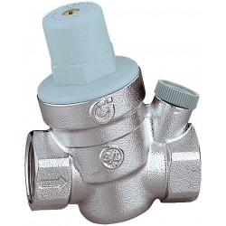 Caleffi regulateur pression eau +raccord manometre 3/4" chromé 1-6 bar