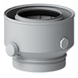 Daalderop adaptateur + nipple mesure PP 60/100 - 80/125 mm