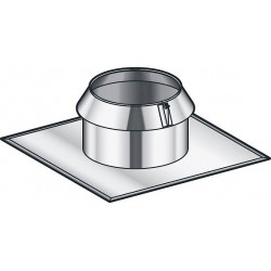 Poujoulat solin therm-inox toiture plate 150 mm