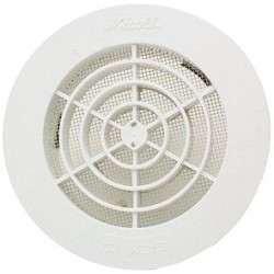 Nicoll grille ronde pour tube pvc 125 mm blanche +...
