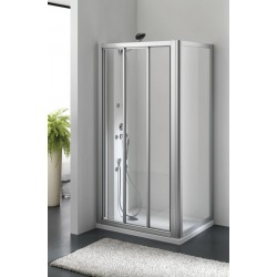 Dexxo Zenith porte de douche coulissante en 3 parties -...