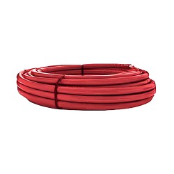 Tube Alupex isolé 16mm rouleau 50m rouge