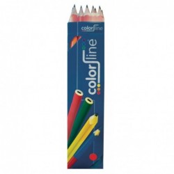 Color line crayon de menuisier forme ovale par 10pcs