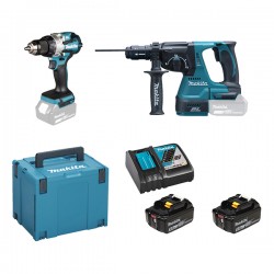 Makita combopack visseuse et marteau perforateur 18V