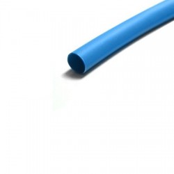 Elematic gaine thermorétractable par mètre bleu ø 12.7 mm