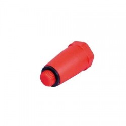 PVC TESTSTOP 1/2M ROOD