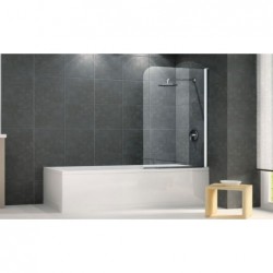 Dexxo Flipper paroi de bain - transparent argent mat 68 x...