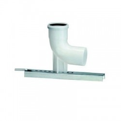 Conti Fumisterie coude de 90° avec des support PPS ø 80