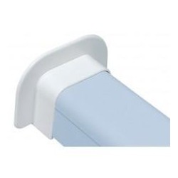 Goulotte entrée sortie droite ø 125 x 75