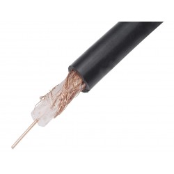 Câble coax gris telenet par mètre