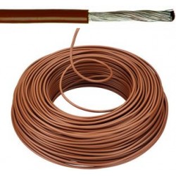 Câble souple 10 mm ² brun par mètre