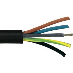 Câble souple h.t. 5g 6 mm ² CTMBN par mètre