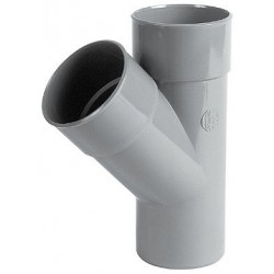 PVC TE 110MM 45° MF