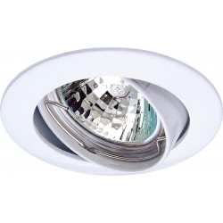 Spot IP20 rond dirigeable blanc