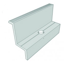 Solar clame de fin en aluminium 35 mm