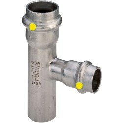 Viega T réduction35 - 28 - 35 mm sanpress inox gaz